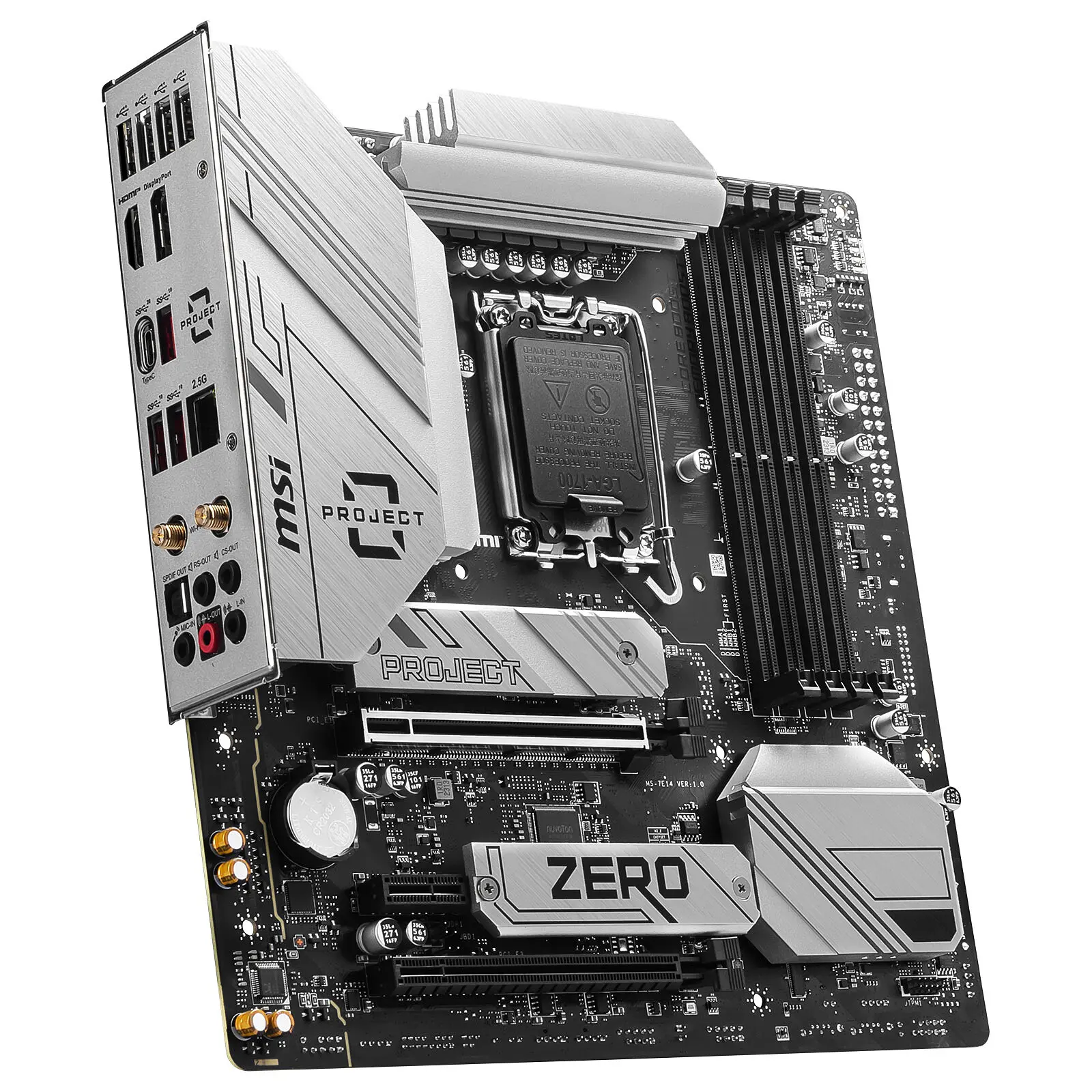 CM INTEL MSI B760M PROJECT ZERO WIFI DDR5